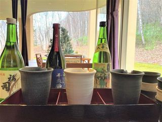 ◆日本酒3種飲み比べセット／北海道の銘酒をゆったりとお愉しみください（イメージ）