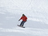 ◆スノーボード（イメージ写真）／スキーやスノーボードの後は温泉満喫